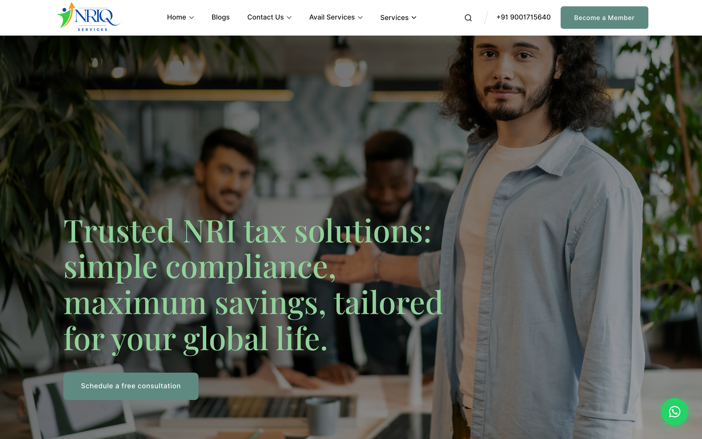 NRIQ Services Homepage